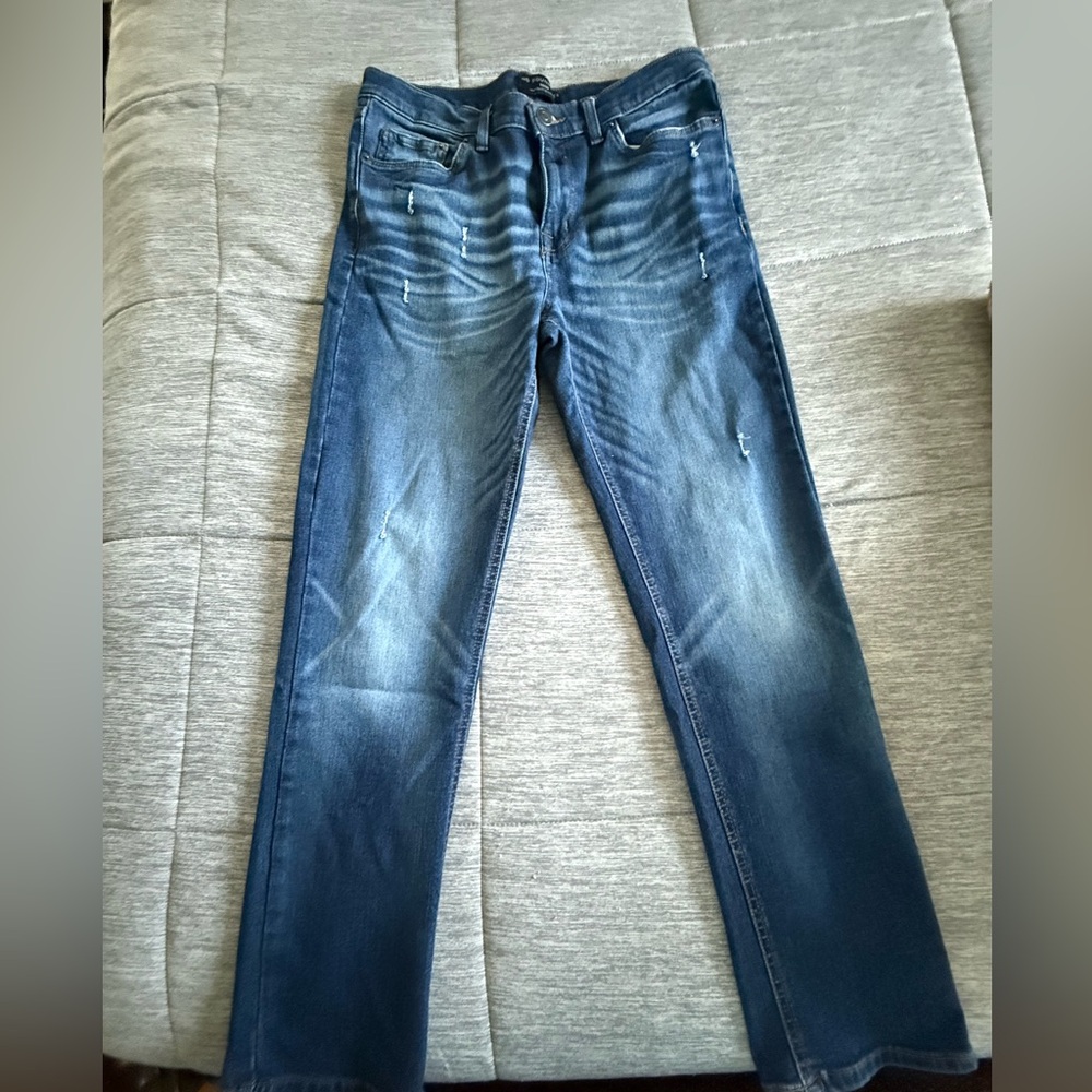Stylish Blue Stretch Denim Jeans